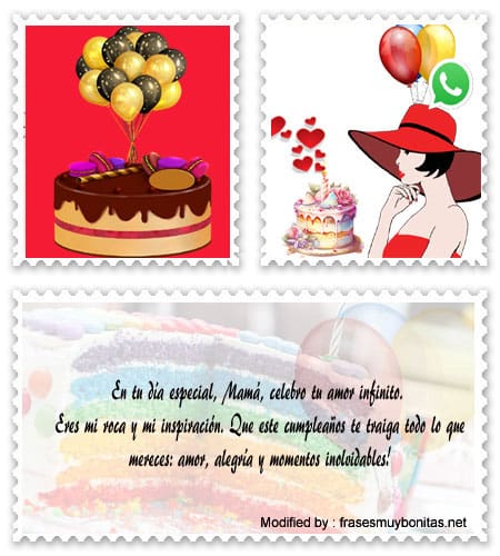 textos de cumpleaños para mi Mamá para whatsapp.#DeseosDeCumpleañosParaMiMamá,#FelicitacionesParaCumpleañosParaMiMamá