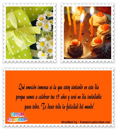 enviar mensajes de quinceañera para mi nieta.#SaludosDeCumpleañosParaMiNieta,#FelicitacionesPara15AñosDeMiNieta