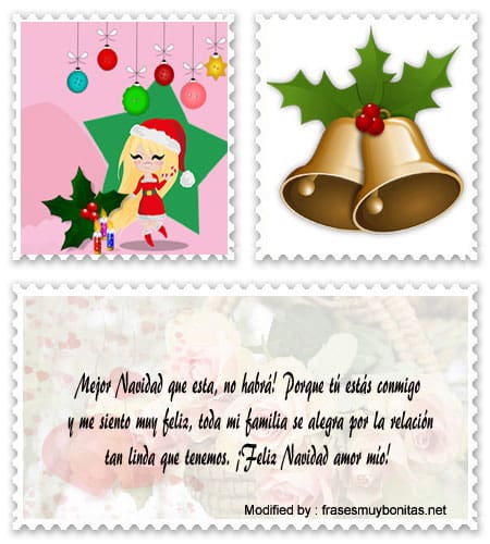 buscar bonitas frases para enviar en Navidad a mi novio.#MensajeDeNavidadParaMiPareja,#SaludosNavideñosParaMiNovia