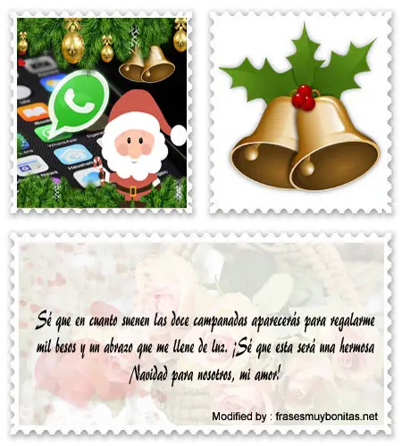 Las mejores felicitaciones por Navidad para Whatsapp y Facebook.#MensajesDeNavidadParaMiNovia,#MensajesBonitosDeNavidad #MensajesDeFelizNavidadParaMiAmor,#Navidad